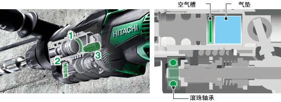 High-durability hammering mechanism